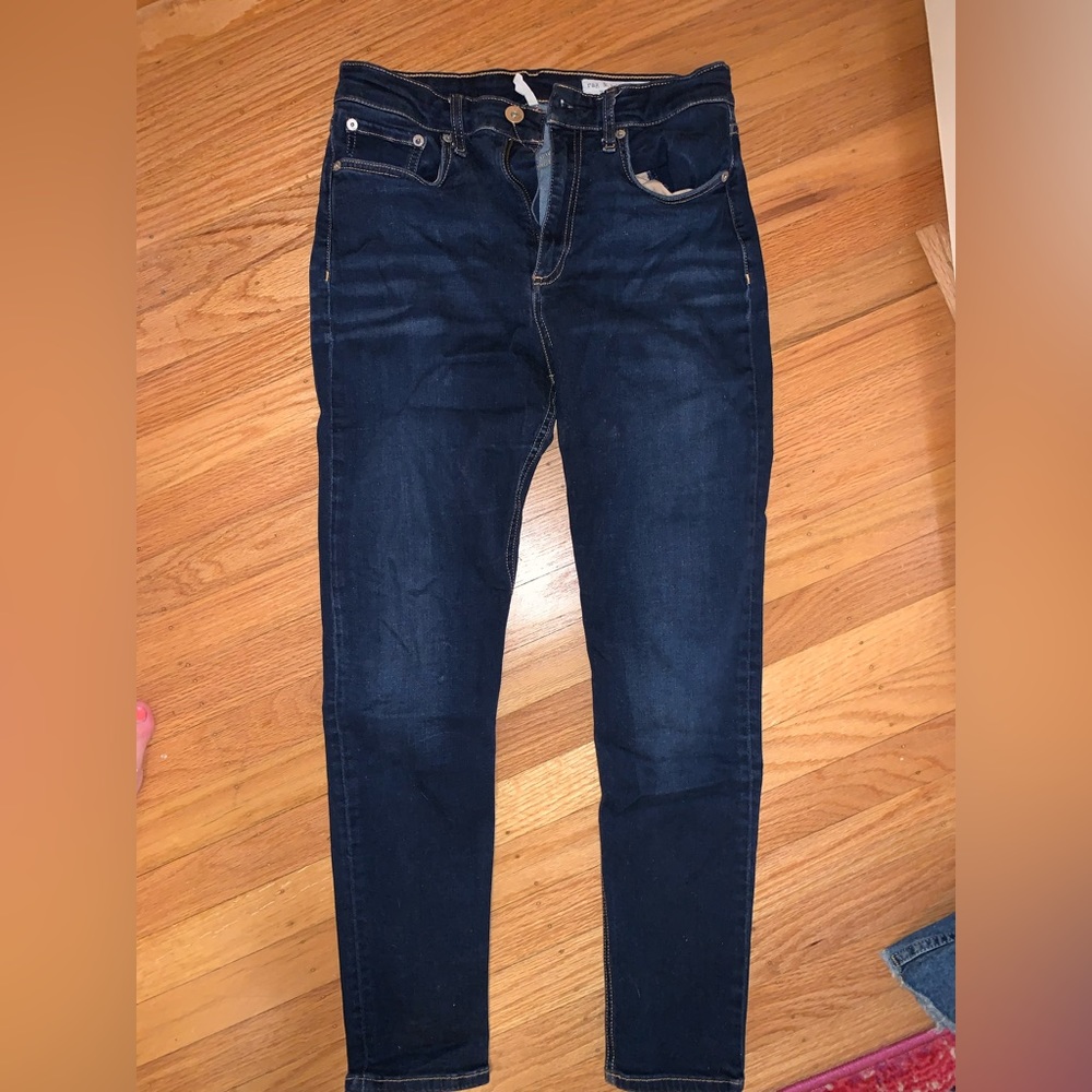 Dark blue rag and bone skinny jeans, like new